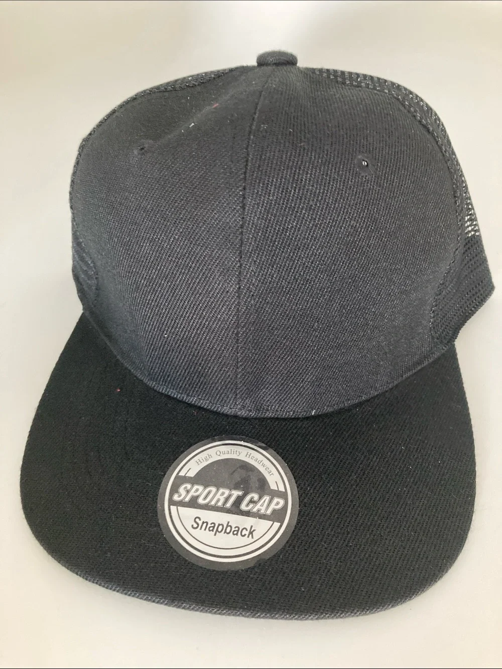 Kids Black Snapback Hat - Unbranded